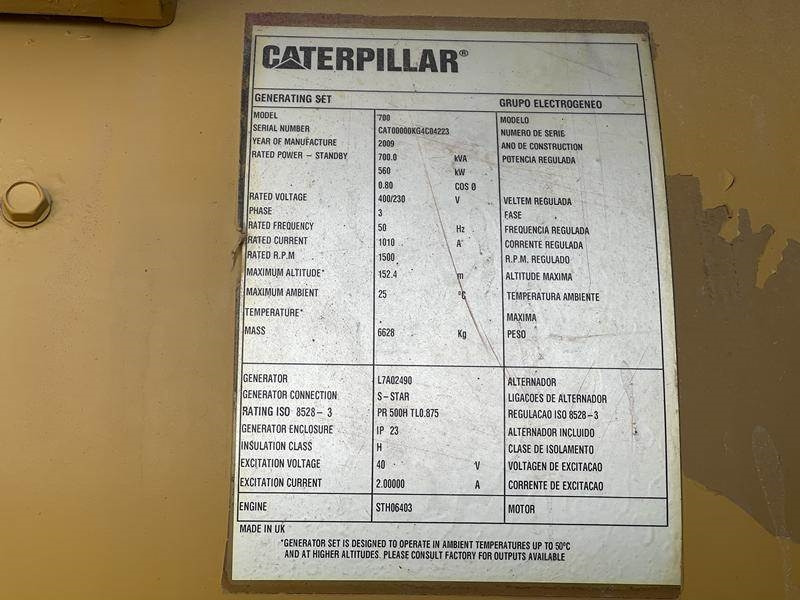 Cat C 18 - 700 - Set generatora: slika 4 Cat C 18 - 700 - Set generatora: slika 4