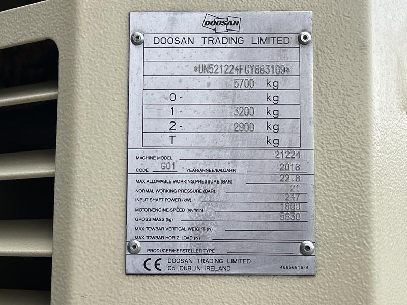 Doosan 21 / 224 - N - Kompresor za vazduh: slika 5 Doosan 21 / 224 - N - Kompresor za vazduh: slika 5