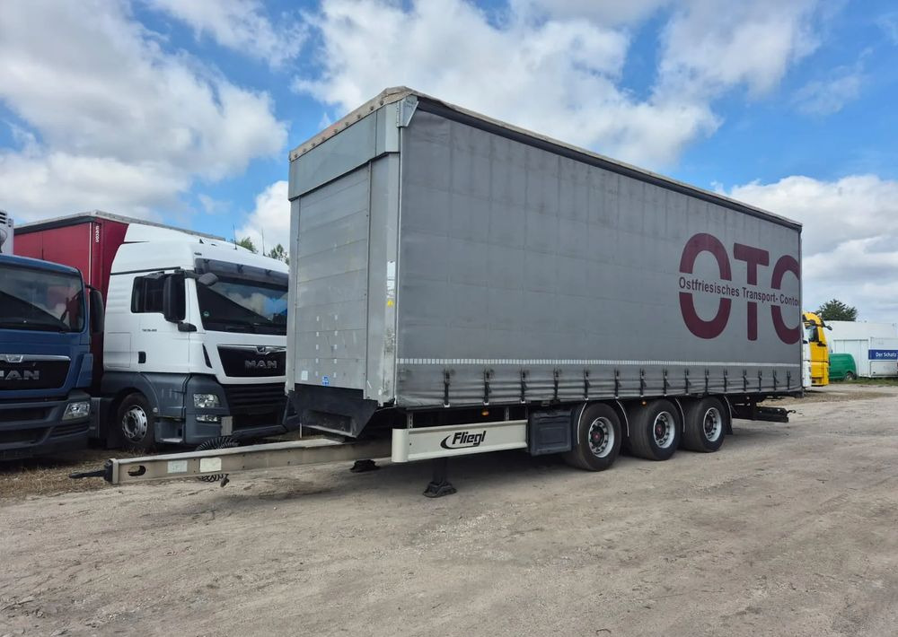 Fliegl Tandem 3 osie - Prikolica sa ceradom: slika 1 Fliegl Tandem 3 osie - Prikolica sa ceradom: slika 1