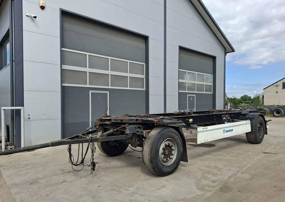 Krone BDF przyczepa - Prikolica za prevoz kontejnera/ Prikolica sa promenjivim sandukom: slika 1 Krone BDF przyczepa - Prikolica za prevoz kontejnera/ Prikolica sa promenjivim sandukom: slika 1