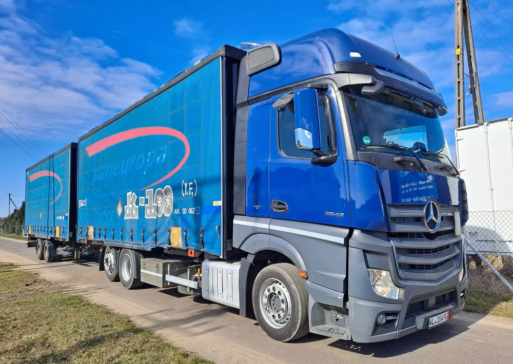 Kamion sa ceradom Mercedes-Benz Actros 2542 zestaw jumbo 7,70: slika 6