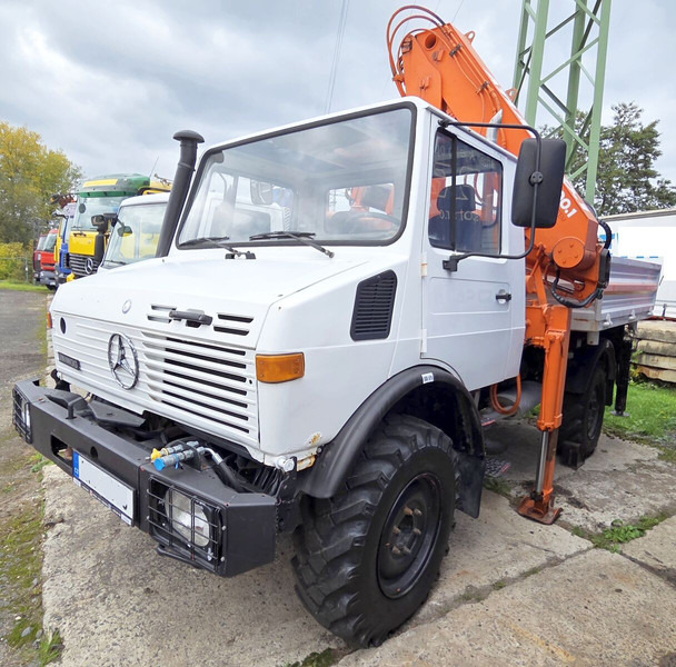 Mercedes-Benz UNIMOG 427.11 +12m! - Istovarivač, Kamion sa dizalicom: slika 4 Mercedes-Benz UNIMOG 427.11 +12m! - Istovarivač, Kamion sa dizalicom: slika 4