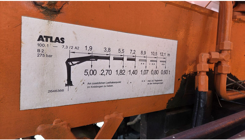 Mercedes-Benz UNIMOG 427.11 +12m! - Istovarivač, Kamion sa dizalicom: slika 5 Mercedes-Benz UNIMOG 427.11 +12m! - Istovarivač, Kamion sa dizalicom: slika 5