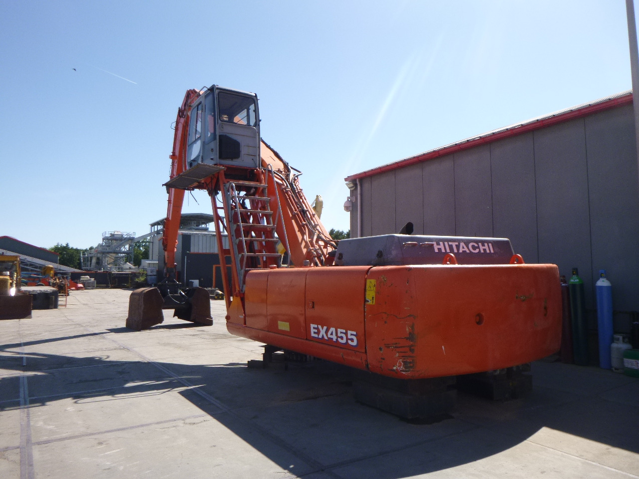 FIAT-HITACHI EX455 Stationary dock/ship material handler - Bager za obradu otpada/ Industrije: slika 3 FIAT-HITACHI EX455 Stationary dock/ship material handler - Bager za obradu otpada/ Industrije: slika 3