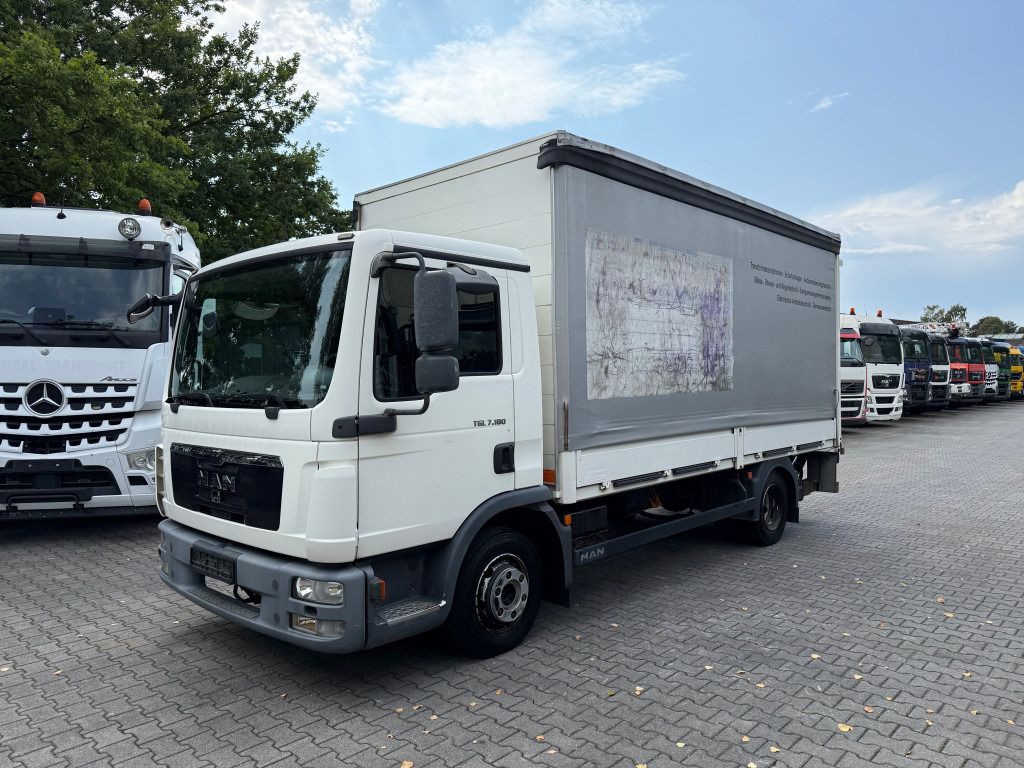 MAN TGL 7.180 4X2 BL 1500Kg Ladebordwand - Kamion sa ceradom: slika 1 MAN TGL 7.180 4X2 BL 1500Kg Ladebordwand - Kamion sa ceradom: slika 1