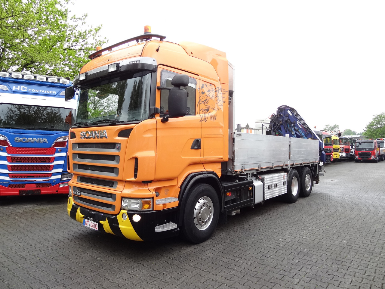 Scania R480 6X2*4 Kran Atlas 240 bis 20 Meter - Kamion sa tovarnim sandukom, Kamion sa dizalicom: slika 1 Scania R480 6X2*4 Kran Atlas 240 bis 20 Meter - Kamion sa tovarnim sandukom, Kamion sa dizalicom: slika 1
