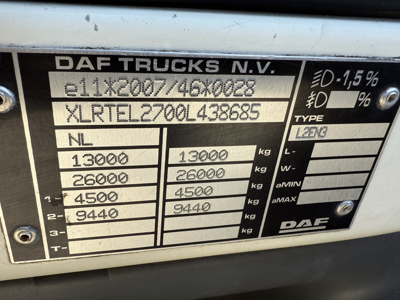 Daf LF 220.13 Kran Hiab 111 E-3 HiDuo - Tegljač: slika 5 Daf LF 220.13 Kran Hiab 111 E-3 HiDuo - Tegljač: slika 5
