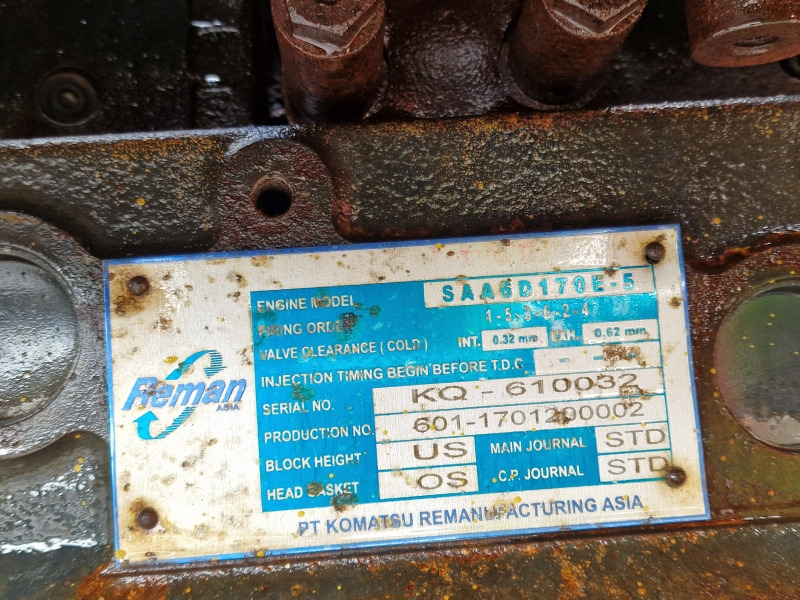 Komatsu SAA6D170E-5 Engine (Plant) - Motor za Građevinska mašina: slika 2 Komatsu SAA6D170E-5 Engine (Plant) - Motor za Građevinska mašina: slika 2