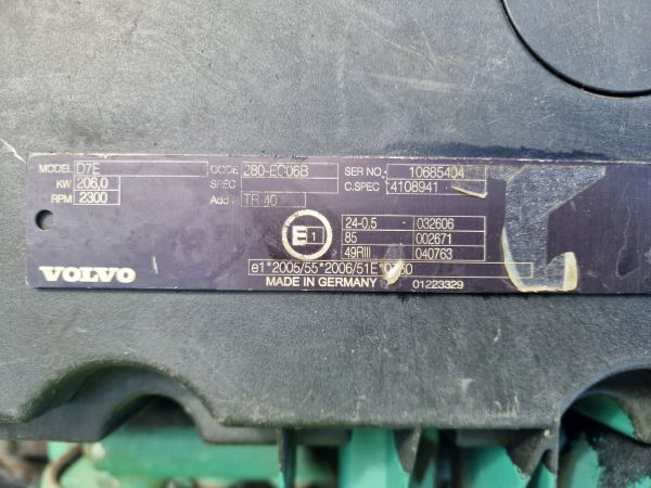 Volvo D7E 280-EC06B Truck Spec Engine (Truck) - Motor za Kamion: slika 2 Volvo D7E 280-EC06B Truck Spec Engine (Truck) - Motor za Kamion: slika 2