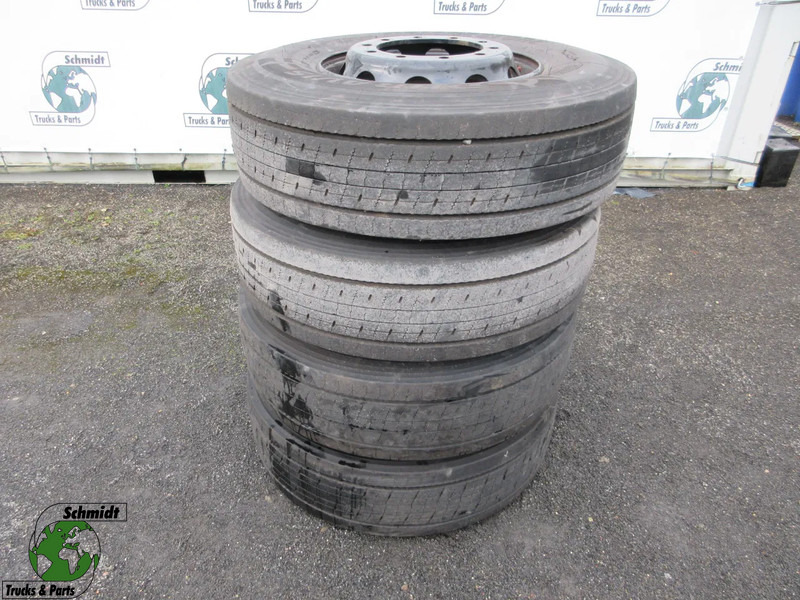 Bridgestone 315/ 80R 22.5 M+S 4 X VOORBAND MODEL 2023 2X 60 % 2X 90 % - Guma za Kamion: slika 1 Bridgestone 315/ 80R 22.5 M+S 4 X VOORBAND MODEL 2023 2X 60 % 2X 90 % - Guma za Kamion: slika 1