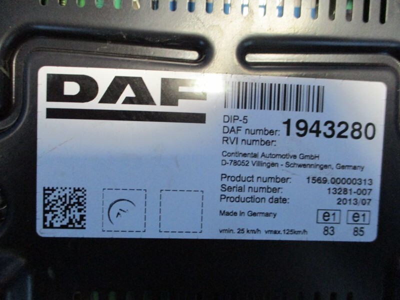 DAF 1943280 Instrumentenpaneel DAF XF 106 - Komandna tabla za Kamion: slika 3 DAF 1943280 Instrumentenpaneel DAF XF 106 - Komandna tabla za Kamion: slika 3