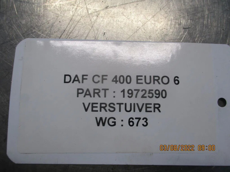 DAF 1972590 // 1925658// VERSTUIVER CF 400 EURO 6 - Filter za gorivo za Kamion: slika 3 DAF 1972590 // 1925658// VERSTUIVER CF 400 EURO 6 - Filter za gorivo za Kamion: slika 3