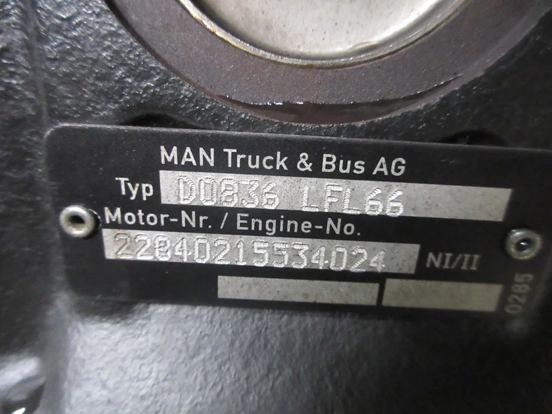 MAN 51.01100-6266 // 51.03100-6273 // D0836LFL66 MAN 18.250 TGM EURO 6 - Motor za Kamion: slika 5 MAN 51.01100-6266 // 51.03100-6273 // D0836LFL66 MAN 18.250 TGM EURO 6 - Motor za Kamion: slika 5
