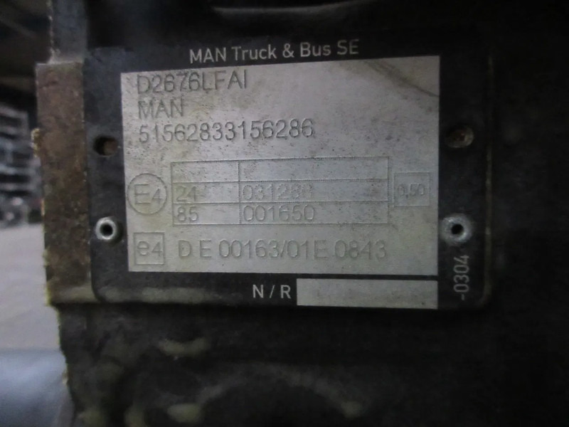 MAN 51.01100-6829 // 51.03100-6868 D2676LF AI 18.470 EURO 6 MODEL 2022 - Motor za Kamion: slika 5 MAN 51.01100-6829 // 51.03100-6868 D2676LF AI 18.470 EURO 6 MODEL 2022 - Motor za Kamion: slika 5