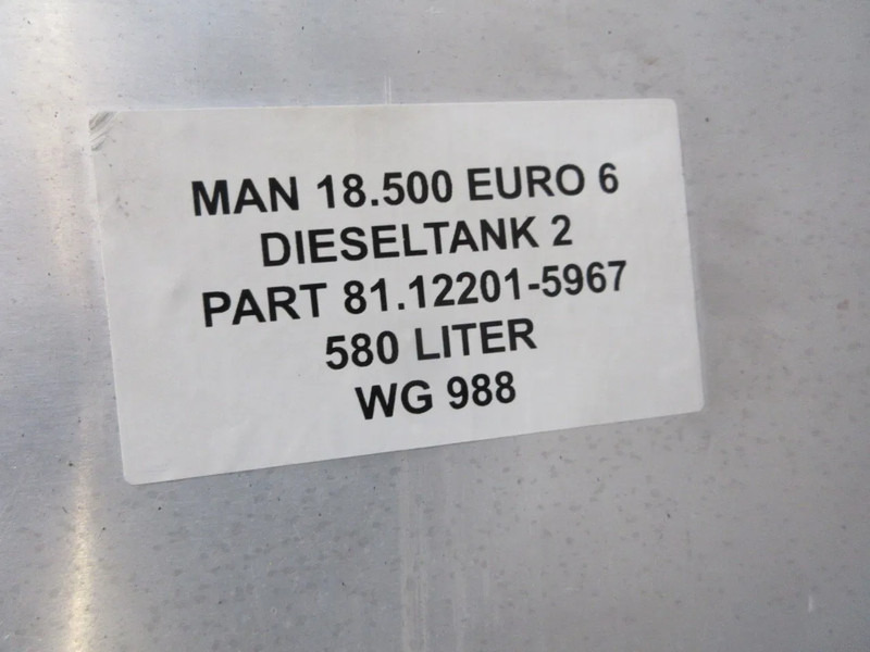 MAN 81.12201-5967 DIESELTANK 2 580 LITER MAN 18.500 EURO 6 - Rezervoar za gorivo za Kamion: slika 5 MAN 81.12201-5967 DIESELTANK 2 580 LITER MAN 18.500 EURO 6 - Rezervoar za gorivo za Kamion: slika 5