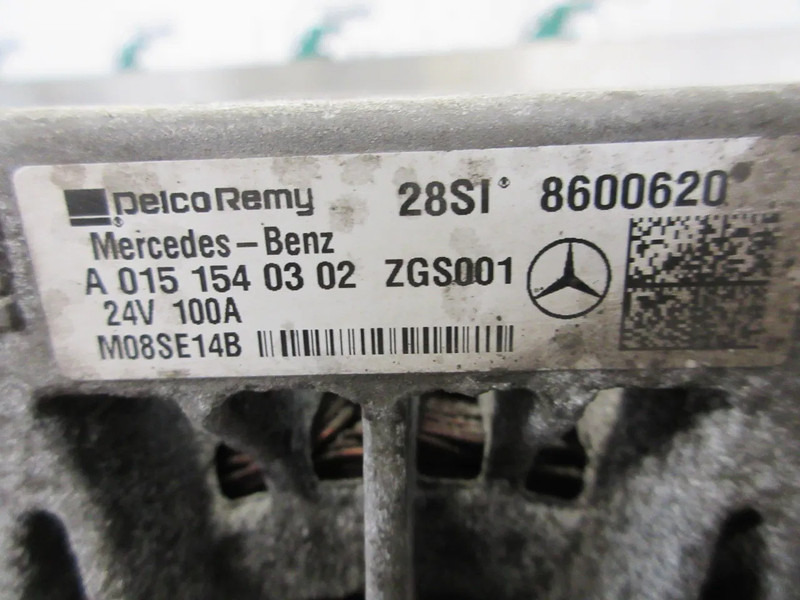 Mercedes-Benz A 015 154 03 02 DYNAMO MERCEDES BENZ 1833 MP4 EURO 6 - Alternator za Kamion: slika 5 Mercedes-Benz A 015 154 03 02 DYNAMO MERCEDES BENZ 1833 MP4 EURO 6 - Alternator za Kamion: slika 5