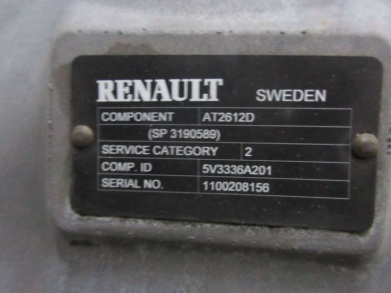 Renault AT 2612 D /3190589 /7403190584 PREMUIM 460 EURO 6 - Menjač za Kamion: slika 5 Renault AT 2612 D /3190589 /7403190584 PREMUIM 460 EURO 6 - Menjač za Kamion: slika 5