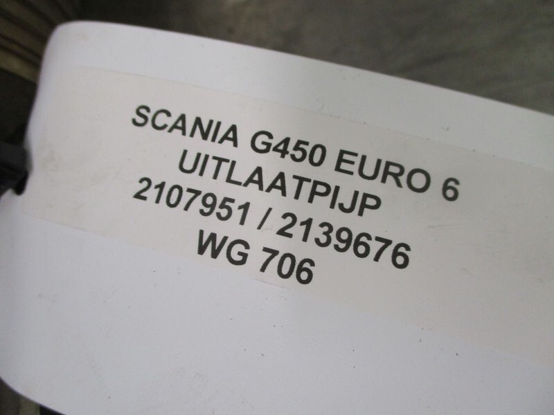 Scania G450 2107951 / 2139676 UITLAATPIJP EURO 6 - Izduvni sistem za Kamion: slika 2 Scania G450 2107951 / 2139676 UITLAATPIJP EURO 6 - Izduvni sistem za Kamion: slika 2