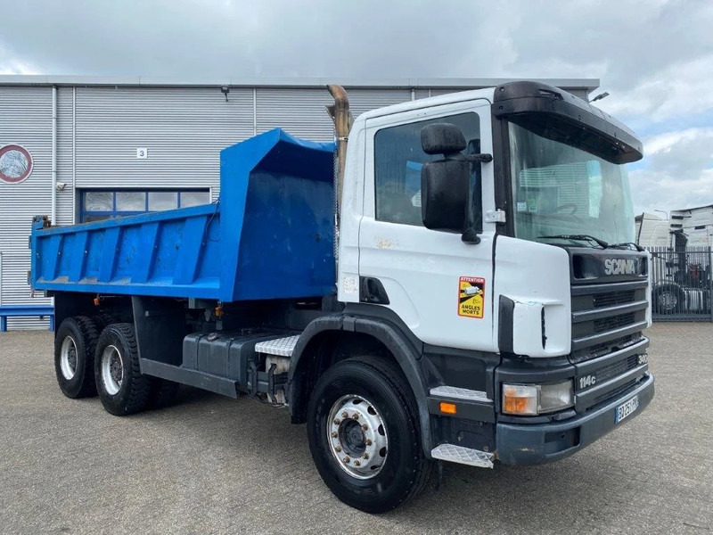 Scania 114-340 / 6X4 / 2 SIDE TIPPER / BIG AXLE / FULL-STEEL / DRUM BRAKES / MANUAL / 1999 - Istovarivač: slika 4 Scania 114-340 / 6X4 / 2 SIDE TIPPER / BIG AXLE / FULL-STEEL / DRUM BRAKES / MANUAL / 1999 - Istovarivač: slika 4