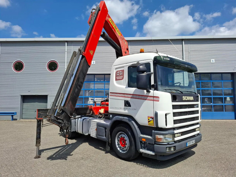 Scania 124G-420 / RETARDER / PALFINGER PK32080 / DOUBLE TANK / AIRCO / GOOD CONDITION / MANUAL / EURO-3 / 2004 - Kamion sa dizalicom: slika 3 Scania 124G-420 / RETARDER / PALFINGER PK32080 / DOUBLE TANK / AIRCO / GOOD CONDITION / MANUAL / EURO-3 / 2004 - Kamion sa dizalicom: slika 3