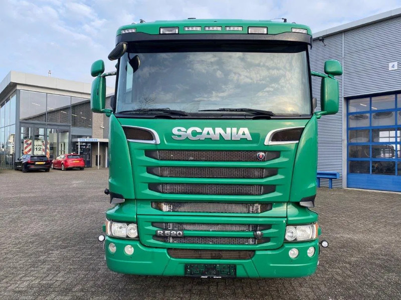 Kamion sa hidrauličnom kukom Scania R520 V8 / 8X4 / BIG AXLE / AJK HOOKLIFT 30TON / LIFT+LENKACHSE / NAVI / LEATHER / FULL-AIR / AUTOMATIC / EURO-6 / 2015: slika 6