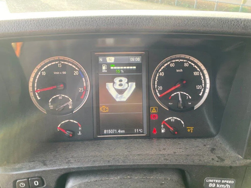 Kamion sa hidrauličnom kukom Scania R520 V8 / 8X4 / BIG AXLE / AJK HOOKLIFT 30TON / LIFT+LENKACHSE / NAVI / LEATHER / FULL-AIR / AUTOMATIC / EURO-6 / 2015: slika 17