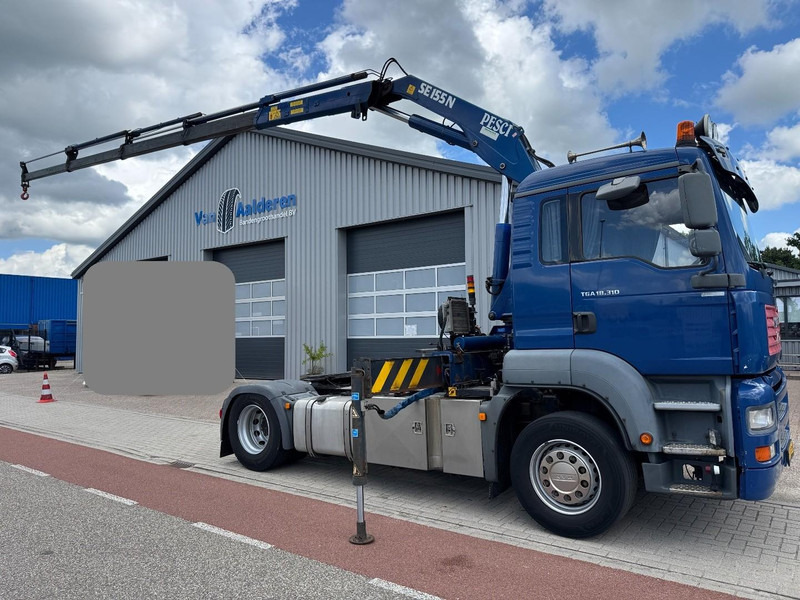 MAN TGA 18.310, Crane Pesci SE155N/4, Manual Kran, Grua, Grue, Kraan - Tegljač: slika 1 MAN TGA 18.310, Crane Pesci SE155N/4, Manual Kran, Grua, Grue, Kraan - Tegljač: slika 1