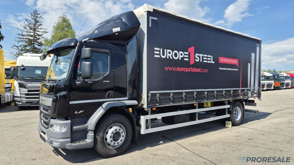 DAF LF 290 FA Sleeper Cab EURO 6 - valník s plachtou - Kamion sa ceradom: slika 2 DAF LF 290 FA Sleeper Cab EURO 6 - valník s plachtou - Kamion sa ceradom: slika 2