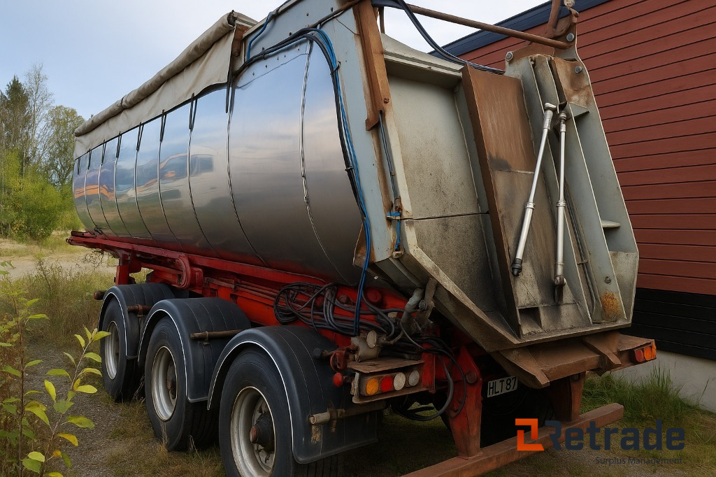 Asfalt- Semi komplett -Nor Slep 1998 - Poluprikolica istovarivača: slika 1 Asfalt- Semi komplett -Nor Slep 1998 - Poluprikolica istovarivača: slika 1