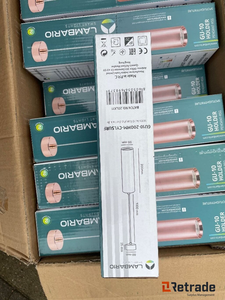 Belysning/Takpendel/lampor - Lambario Roséguld - Građevinska oprema: slika 3 Belysning/Takpendel/lampor - Lambario Roséguld - Građevinska oprema: slika 3