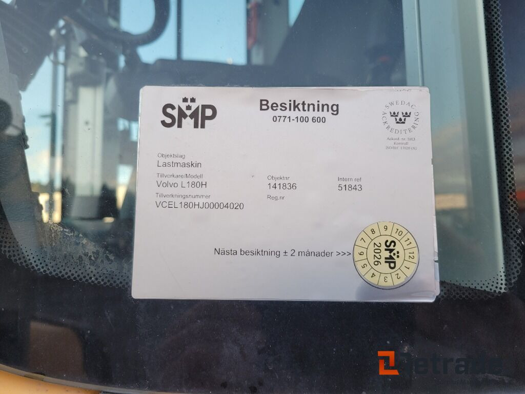 Građevinska mašina Hjullastare Volvo L 180H med skopa: slika 17