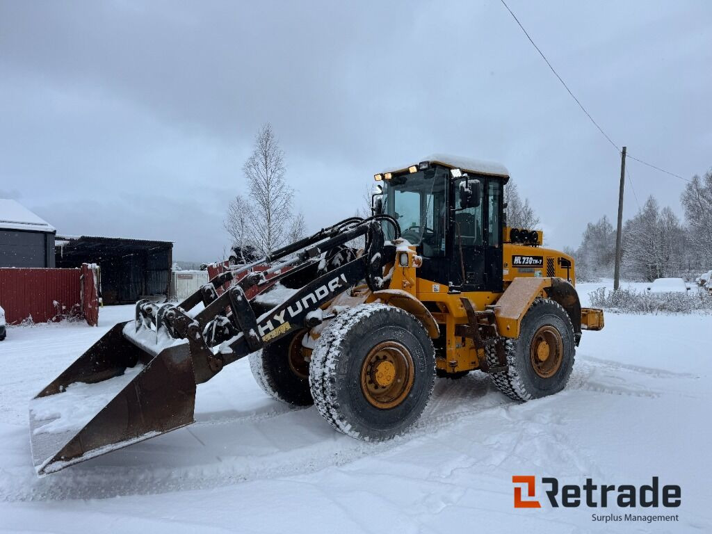 Hjullastare Hyundai HL730 TM-7 med planerskopa - Utovarivač točkaš: slika 1 Hjullastare Hyundai HL730 TM-7 med planerskopa - Utovarivač točkaš: slika 1