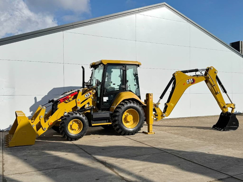 Cat 424 4WD - Hammer Lines / Airco / Side Shift - Bager utovarivač: slika 1 Cat 424 4WD - Hammer Lines / Airco / Side Shift - Bager utovarivač: slika 1