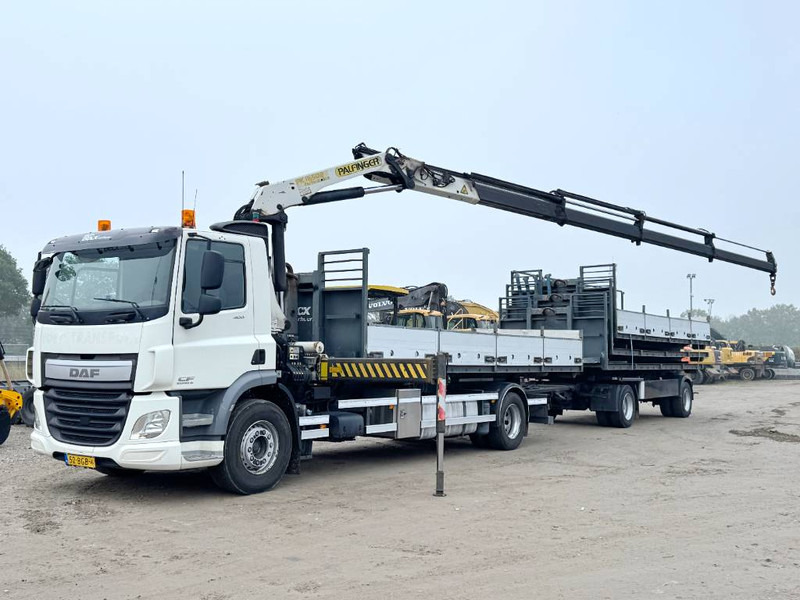 DAF CF400 + 17m Palfinger Crane / kran + Trailer - Kamion sa hidrauličnom kukom, Kamion sa dizalicom: slika 2 DAF CF400 + 17m Palfinger Crane / kran + Trailer - Kamion sa hidrauličnom kukom, Kamion sa dizalicom: slika 2
