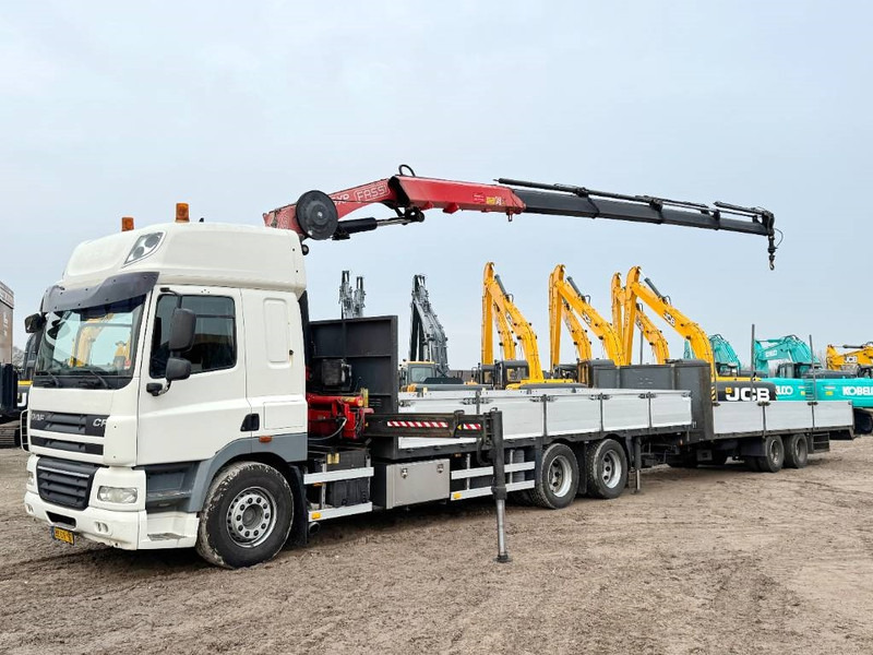 DAF CF85.410 + 21m kran Fassi Crane 21ton/m + Trailer - Kamion sa dizalicom: slika 2 DAF CF85.410 + 21m kran Fassi Crane 21ton/m + Trailer - Kamion sa dizalicom: slika 2