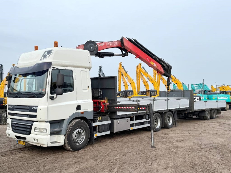 DAF CF85.410 + 21m kran Fassi Crane 21ton/m + Trailer - Kamion sa dizalicom: slika 1 DAF CF85.410 + 21m kran Fassi Crane 21ton/m + Trailer - Kamion sa dizalicom: slika 1