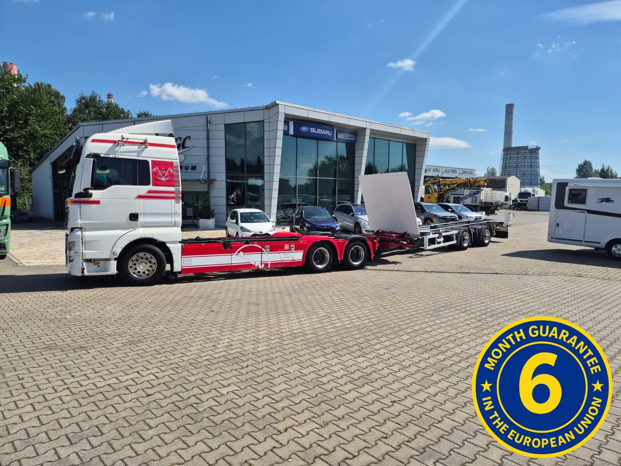 MAN TGX 28 28.420 , 6x2-2 LL + Trailer HFR KM 20 - Kamion za prevoz kontejnera/ Kamion sa promenjivim sandukom: slika 1 MAN TGX 28 28.420 , 6x2-2 LL + Trailer HFR KM 20 - Kamion za prevoz kontejnera/ Kamion sa promenjivim sandukom: slika 1