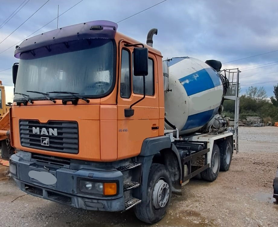 MAN FE 410A 6x4 mixer - 7m3 - euro 3 - Mikser za beton: slika 1 MAN FE 410A 6x4 mixer - 7m3 - euro 3 - Mikser za beton: slika 1