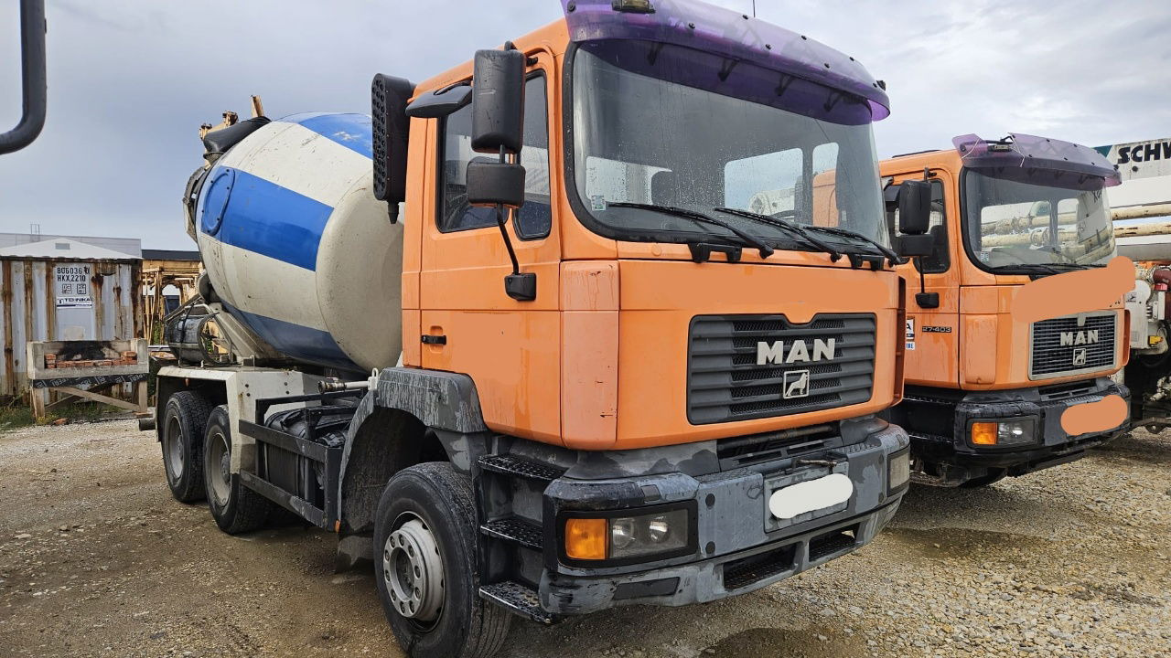 MAN FE 410A 6x4 mixer - 7m3 - euro 3 - Mikser za beton: slika 2 MAN FE 410A 6x4 mixer - 7m3 - euro 3 - Mikser za beton: slika 2