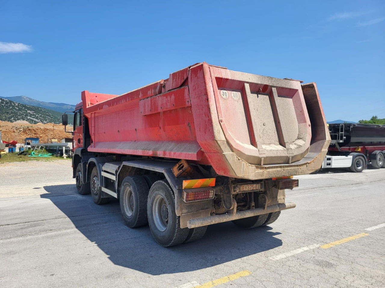 MAN TGA 41.430 8x4 meiller tipper - hydr. back site - Istovarivač: slika 4 MAN TGA 41.430 8x4 meiller tipper - hydr. back site - Istovarivač: slika 4