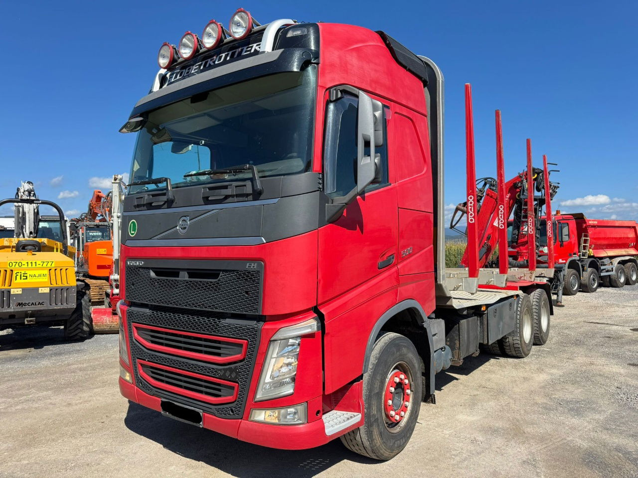 Kamion za prevoz kontejnera/ Kamion sa promenjivim sandukom Volvo FH 500 500 6x4 forest truck - Epsilon 110Z - scissors: slika 1