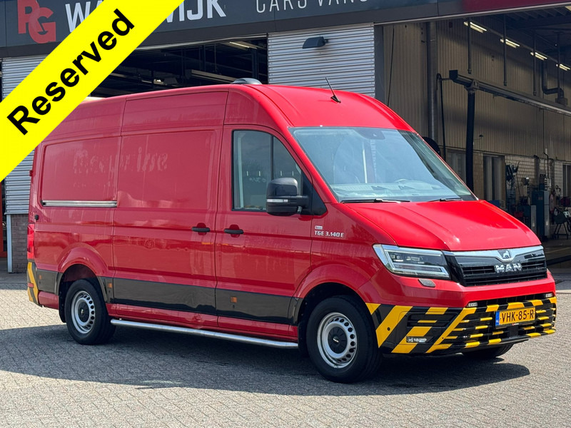 MAN TGE 3.140 E Elektrisch NIEUWE APK 11-2027 Actieradius 130 km - Furgon, Električno dostavno vozilo: slika 1 MAN TGE 3.140 E Elektrisch NIEUWE APK 11-2027 Actieradius 130 km - Furgon, Električno dostavno vozilo: slika 1