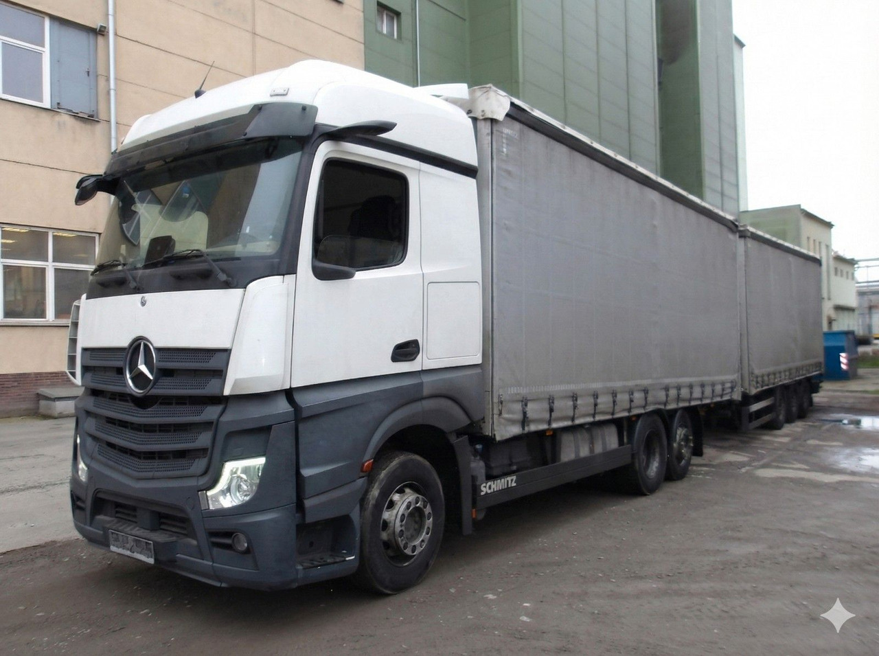 Mercedes-Benz 2548 Actros 6x2 EURO 6 + Schmitz - Kamion sa ceradom: slika 1 Mercedes-Benz 2548 Actros 6x2 EURO 6 + Schmitz - Kamion sa ceradom: slika 1