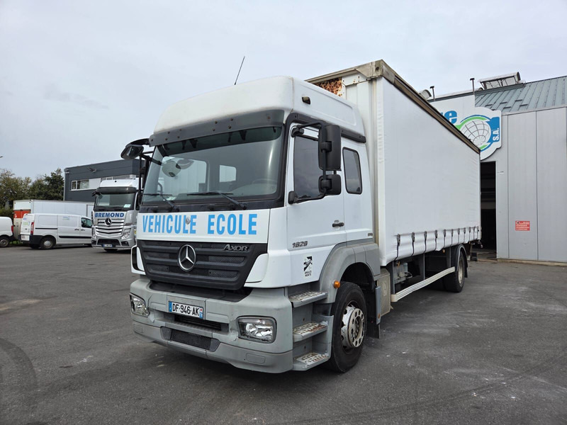Mercedes-Benz Axor 1829 - full steel/lames - Kamion sa ceradom: slika 1 Mercedes-Benz Axor 1829 - full steel/lames - Kamion sa ceradom: slika 1