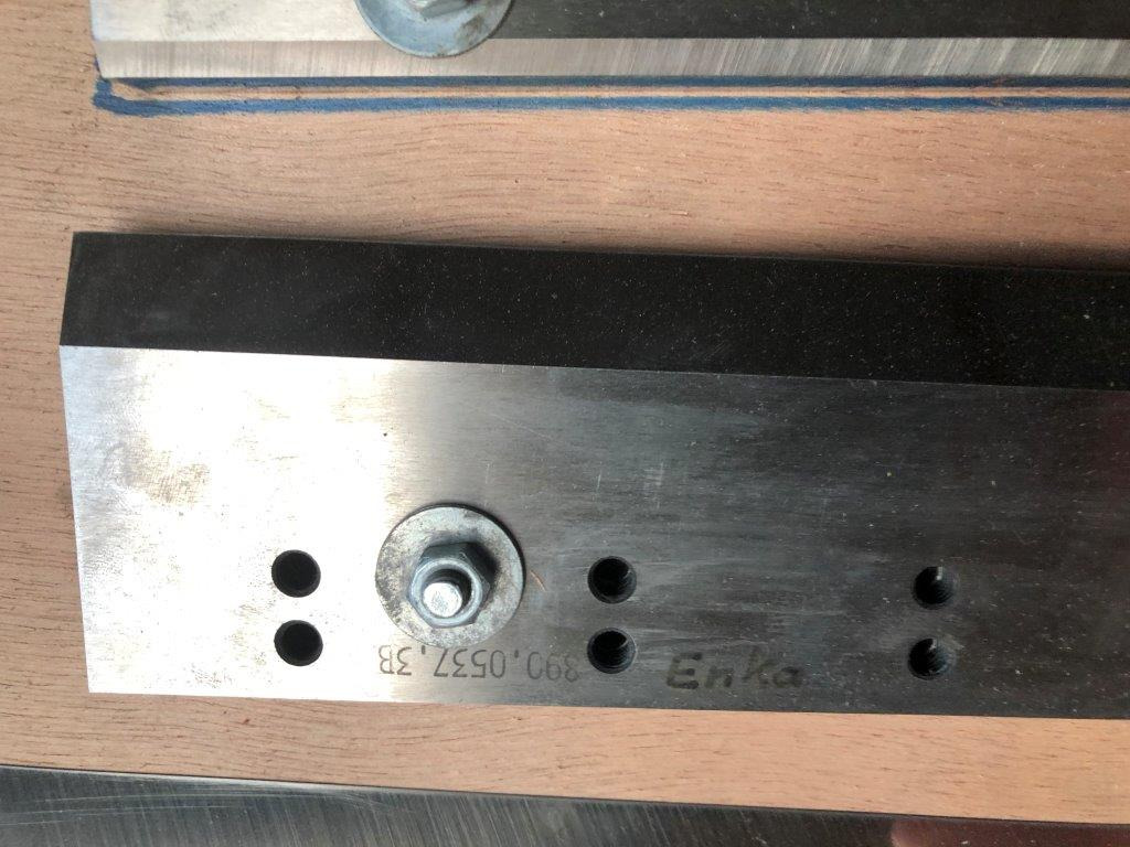 Knife set three-knife trimmer Muller Martini 890 - Mašina za rezanje papira: slika 4 Knife set three-knife trimmer Muller Martini 890 - Mašina za rezanje papira: slika 4