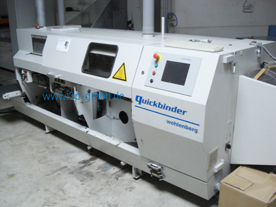 Perfect Binder Wohlenberg Quickbinder with PUR and Gazingunit - Mašina za uvezivanje knjiga: slika 1 Perfect Binder Wohlenberg Quickbinder with PUR and Gazingunit - Mašina za uvezivanje knjiga: slika 1