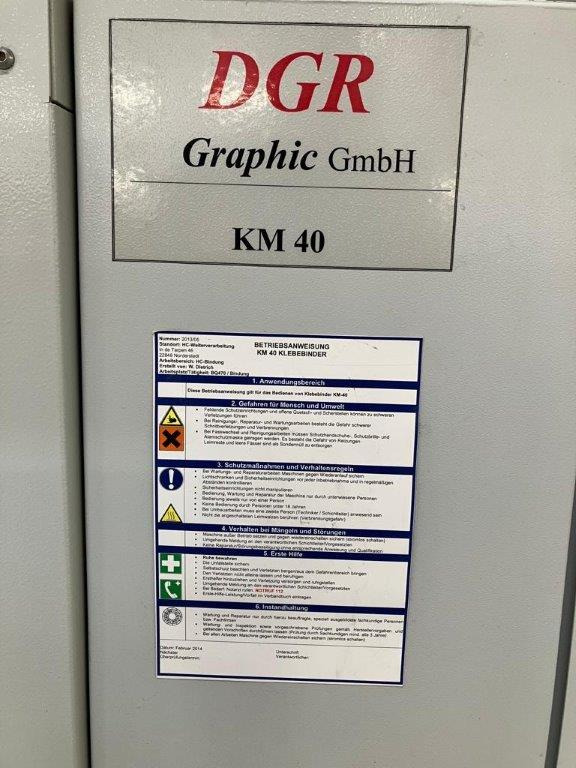 Book on Demand Perfect Binder - spine gluing station DGR Graphic KM 40 - Štamparska mašina: slika 4 Book on Demand Perfect Binder - spine gluing station DGR Graphic KM 40 - Štamparska mašina: slika 4