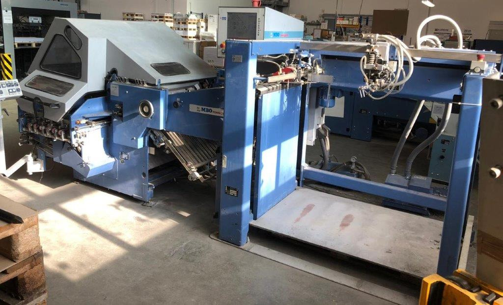 Semi-automatic adjustable combination folding machine MBO K 800.1-SKTL-4-FP from Bj. 2003 - Savijačica papira: slika 4 Semi-automatic adjustable combination folding machine MBO K 800.1-SKTL-4-FP from Bj. 2003 - Savijačica papira: slika 4