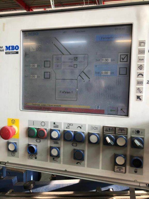 Semi-automatic adjustable combination folding machine MBO K 800.1-SKTL-4-FP from Bj. 2003 - Savijačica papira: slika 5 Semi-automatic adjustable combination folding machine MBO K 800.1-SKTL-4-FP from Bj. 2003 - Savijačica papira: slika 5