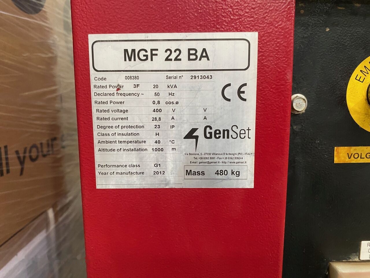 GenSet 20 kVa Yanmar - Set generatora: slika 5 GenSet 20 kVa Yanmar - Set generatora: slika 5